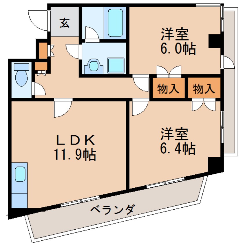 間取図 アーバンハイツ葵