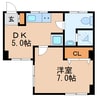 名古屋市営地下鉄桜通線/丸の内駅 徒歩5分 6階 築62年 1DKの間取り