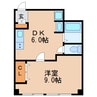 名古屋市営地下鉄桜通線/丸の内駅 徒歩5分 6階 築62年 1DKの間取り