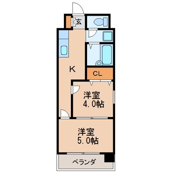 間取図 カサグランデ新栄