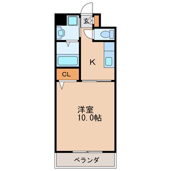 間取図 カサグランデ新栄