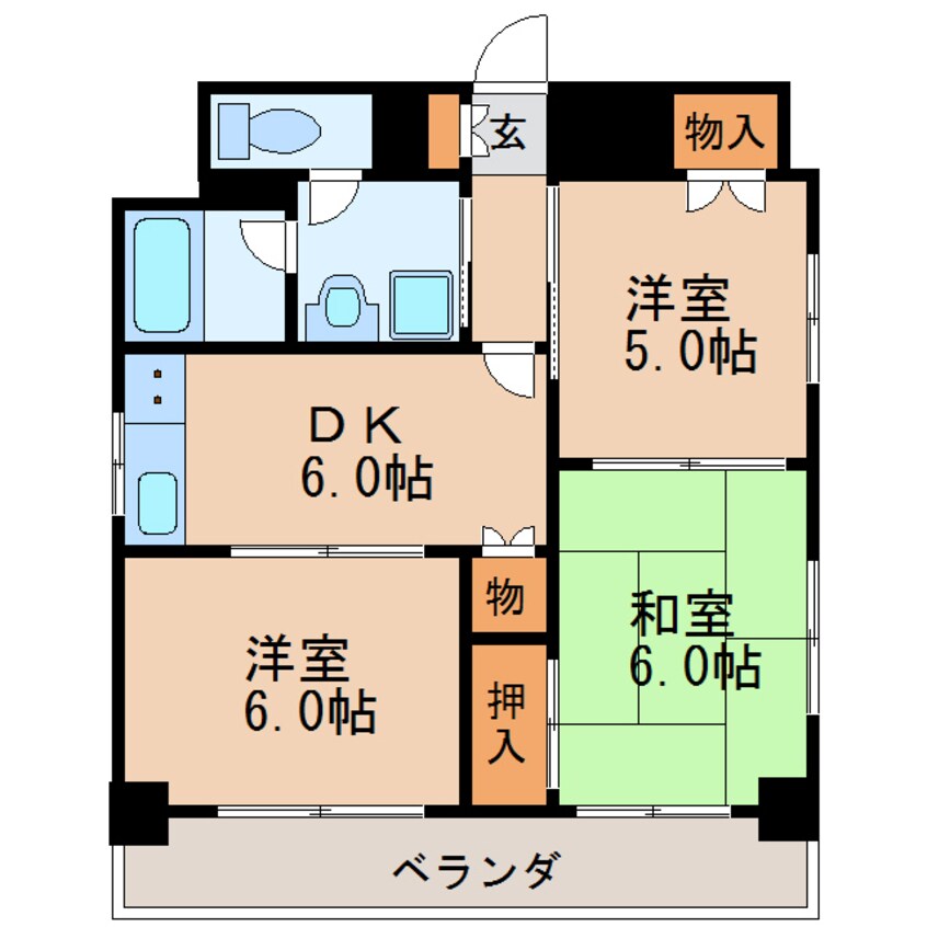 間取図 ライオンズマンション丸の内第2