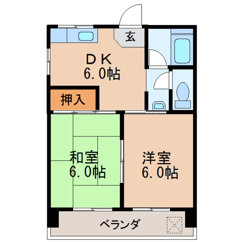 間取図 栄サンライズ