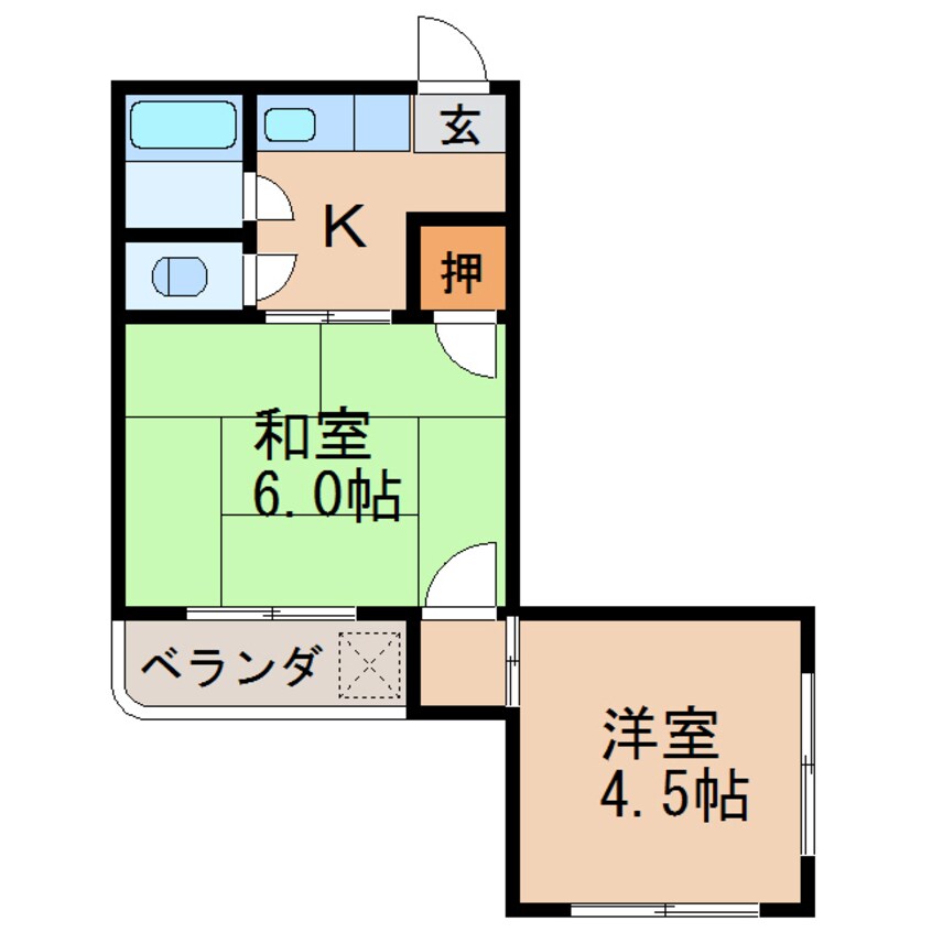 間取図 志水ビル