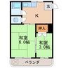 名古屋市営地下鉄桜通線/高岳駅 徒歩8分 3階 築61年 2Kの間取り