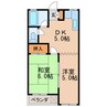 名古屋市営地下鉄桜通線/車道駅 徒歩4分 3階 築52年 2DKの間取り