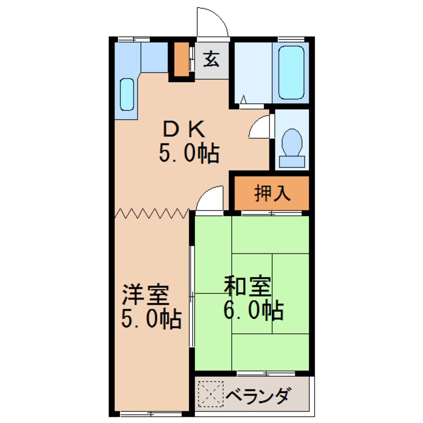 間取図 福富ビル