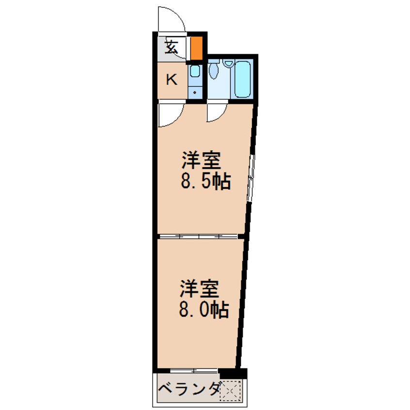 間取図 東和マンション広小路