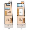 名古屋市営地下鉄名城線/矢場町駅 徒歩6分 3-4階 築21年 2LDKの間取り