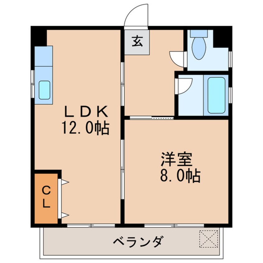 間取図 大黒マンション