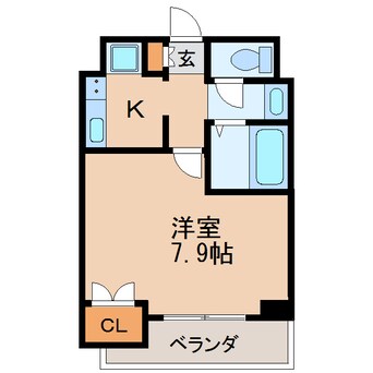 間取図 名古屋市営地下鉄東山線/千種駅 徒歩2分 10階 築22年