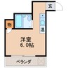 ハートイン代官町 1Rの間取り