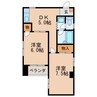 コーポアイ 2DKの間取り