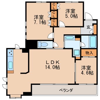 間取図 リエトコート丸の内