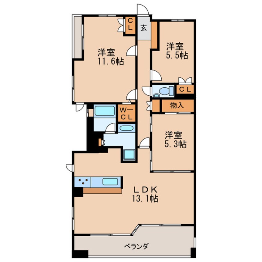 間取図 リエトコート丸の内