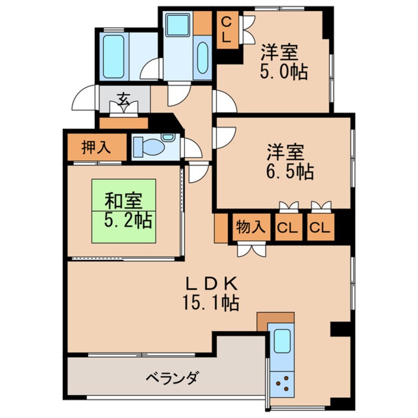 間取図 リエトコート丸の内