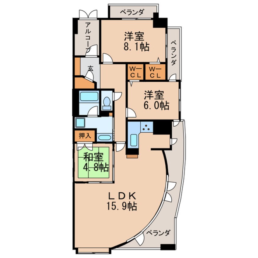 間取図 リエトコート丸の内