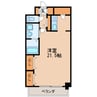 名古屋市営地下鉄桜通線/丸の内駅 徒歩5分 6階 築19年 1Rの間取り