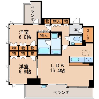 間取図 橦木町パークハウス