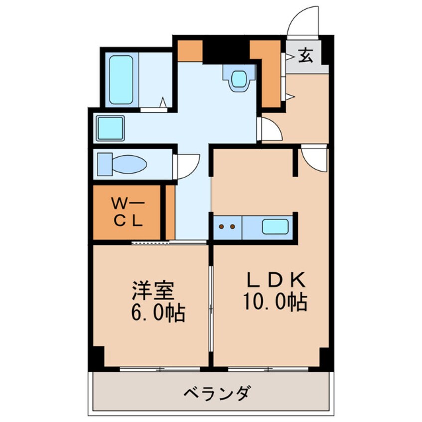 間取図 クレスト泉