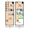 名古屋市営地下鉄東山線/伏見駅 徒歩6分 11-12階 築19年 2LDKの間取り