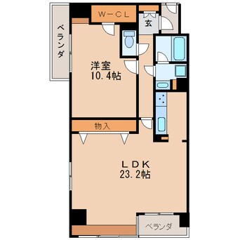 間取図 カスタリア伏見