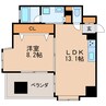 名古屋市営地下鉄東山線/伏見駅 徒歩6分 7階 築18年 1LDKの間取り