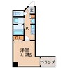 名古屋市営地下鉄名城線/矢場町駅 徒歩6分 2階 築19年 1Kの間取り