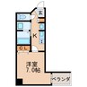 レジデンス名古屋千代田 1Kの間取り