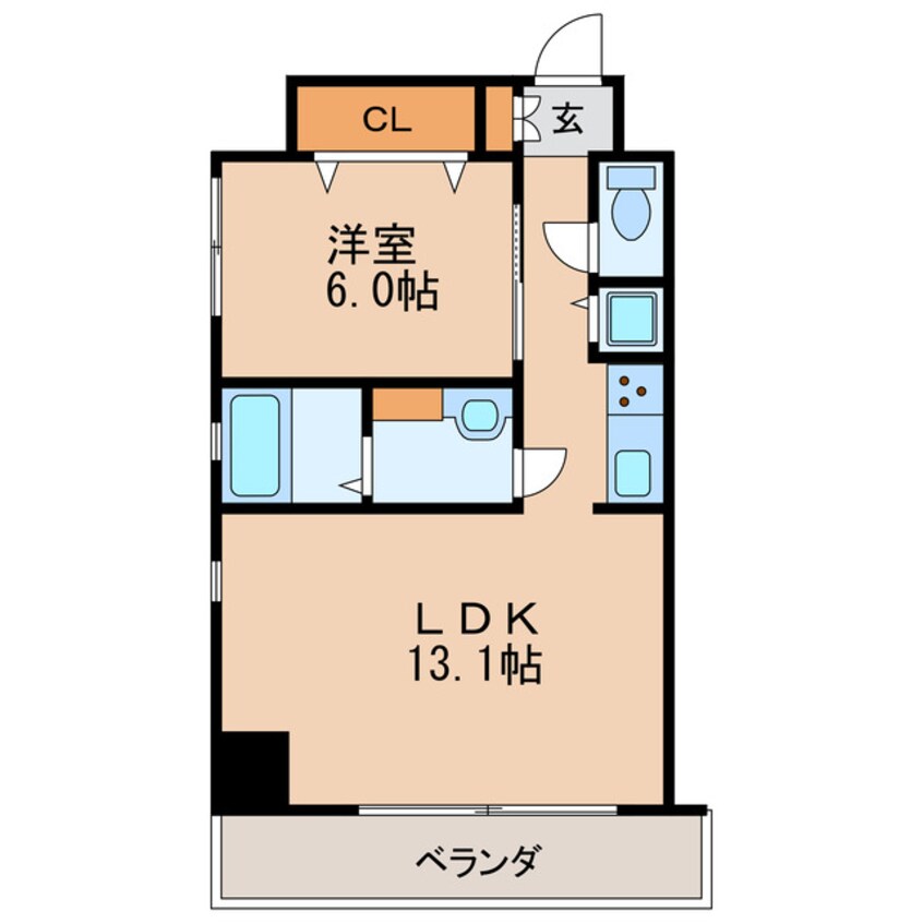 間取図 AHビル