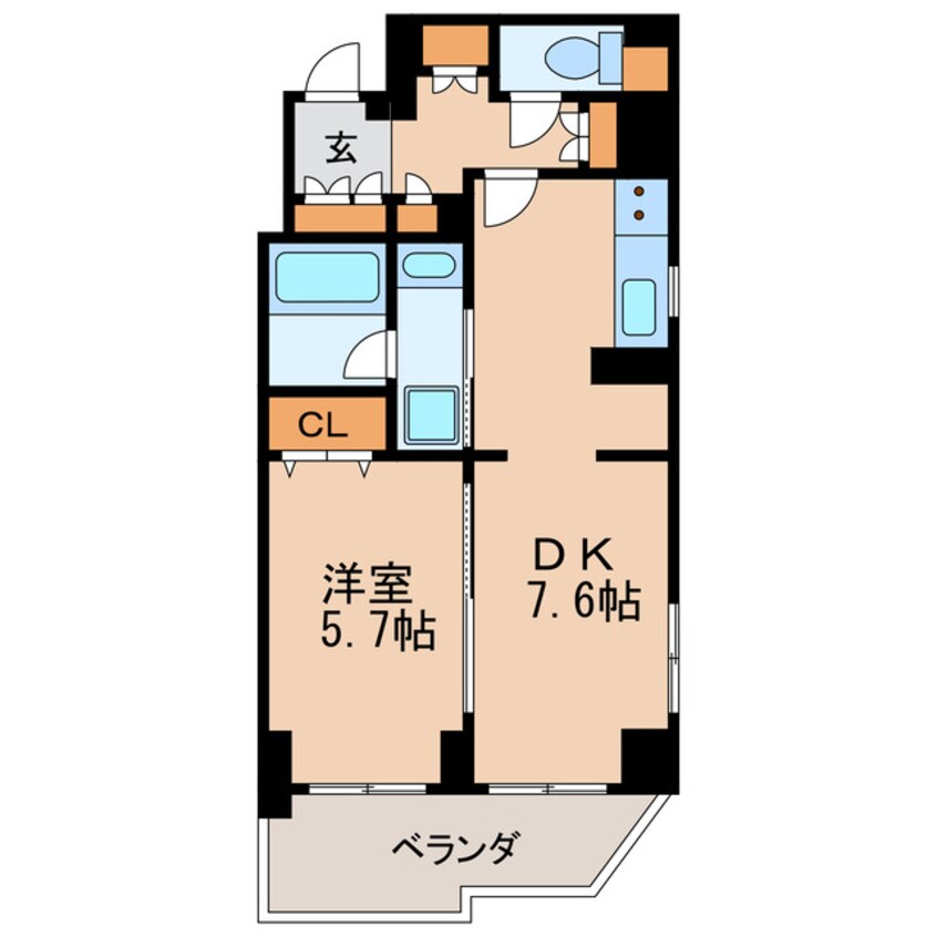 間取図 CASSIA車道