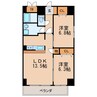 インプルーブ葵 2LDKの間取り