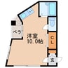 名古屋市営地下鉄東山線/新栄町駅 徒歩4分 4階 築44年 1Rの間取り