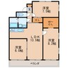 上原マンション 3LDKの間取り