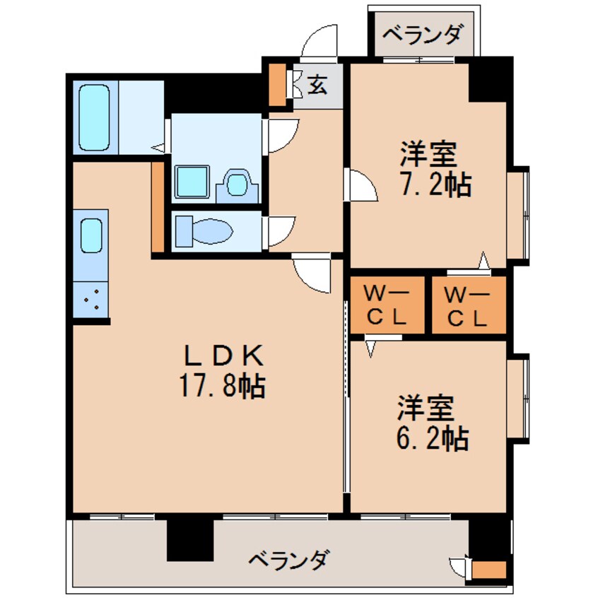 間取図 プロビデンス葵タワー