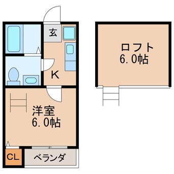 間取図 名古屋市営地下鉄桜通線/車道駅 徒歩10分 1階 築18年