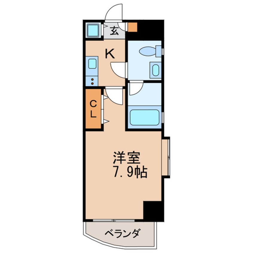 間取図 カレント新栄