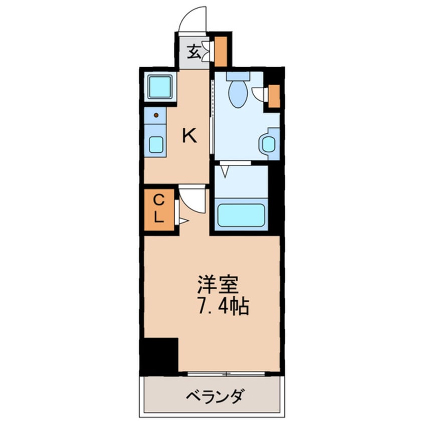 間取図 名古屋市営地下鉄桜通線/丸の内駅 徒歩2分 13階 築18年