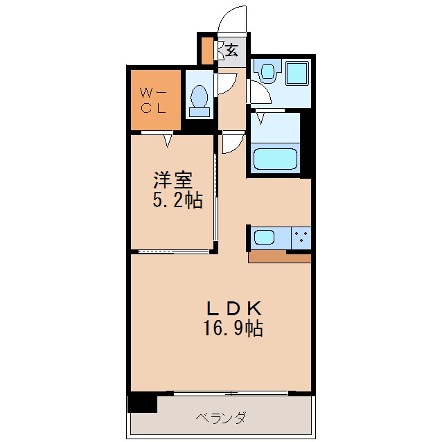 間取り図 名古屋市営地下鉄東山線/伏見駅 徒歩7分 14階 築18年