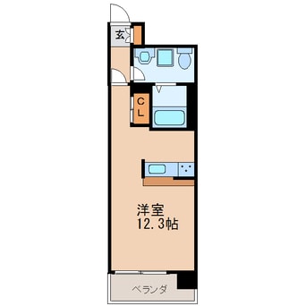 間取図 名古屋市営地下鉄東山線/伏見駅 徒歩7分 6階 築18年