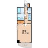 名鉄瀬戸線/東大手駅 徒歩4分 5階 築18年 1Kの間取り