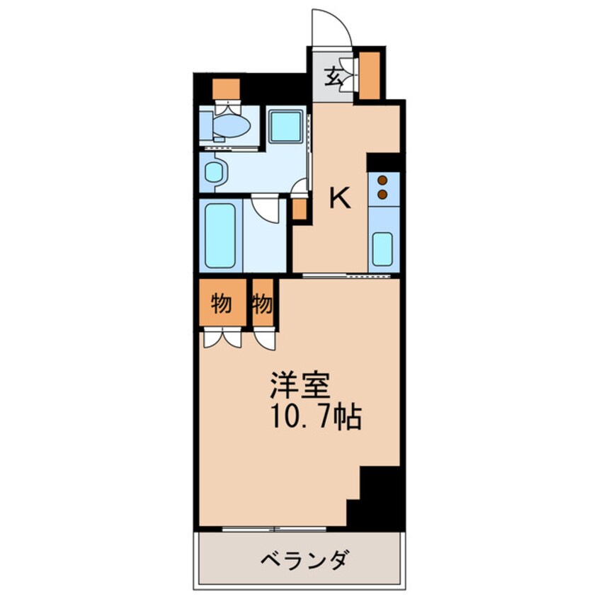 間取図 カスタリア栄