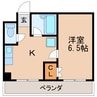 メゾン名城 1Kの間取り