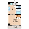 名鉄瀬戸線/東大手駅 徒歩6分 4階 築34年 1Kの間取り