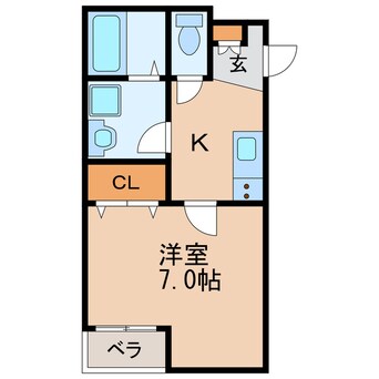 間取図 名古屋市営地下鉄東山線/新栄町駅 徒歩11分 3階 築18年