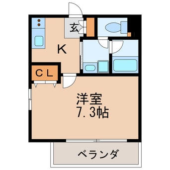 間取図 名古屋市営地下鉄名城線/矢場町駅 徒歩11分 8階 築18年