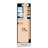 エスティメゾン葵 1Rの間取り