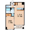 名古屋市営地下鉄桜通線/高岳駅 徒歩7分 6階 築18年 1LDKの間取り