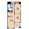 名古屋市営地下鉄桜通線/高岳駅 徒歩7分 4階 築18年 2LDKの間取り