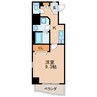 アゲート 白壁 1Kの間取り